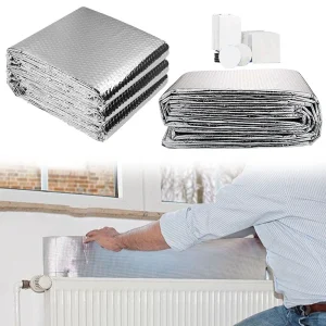 Insulation Foil for Radiators 5m x 50cm Double Sided Energy Saving Sheet