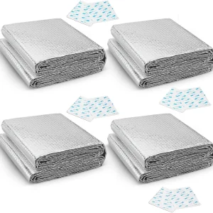 Radiator Foil Reflector Thick Aluminium Foil Heat Reflecting Panels 5m x 60cm