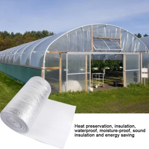 Radiator Backing Insulation Film Aluminum Foil PET 3mm Thickness 40cm x 5m Roll