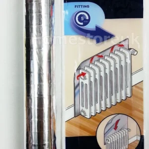 5 M RADIATOR HEAT BACK REFLECTOR FOIL INSULATION FILM ADHESIVE ENERGY SAVING 860