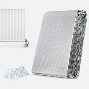 Reflective Radiator Foil Heat Insulating Energy Saving Aluminium Foil 5m x 60cm